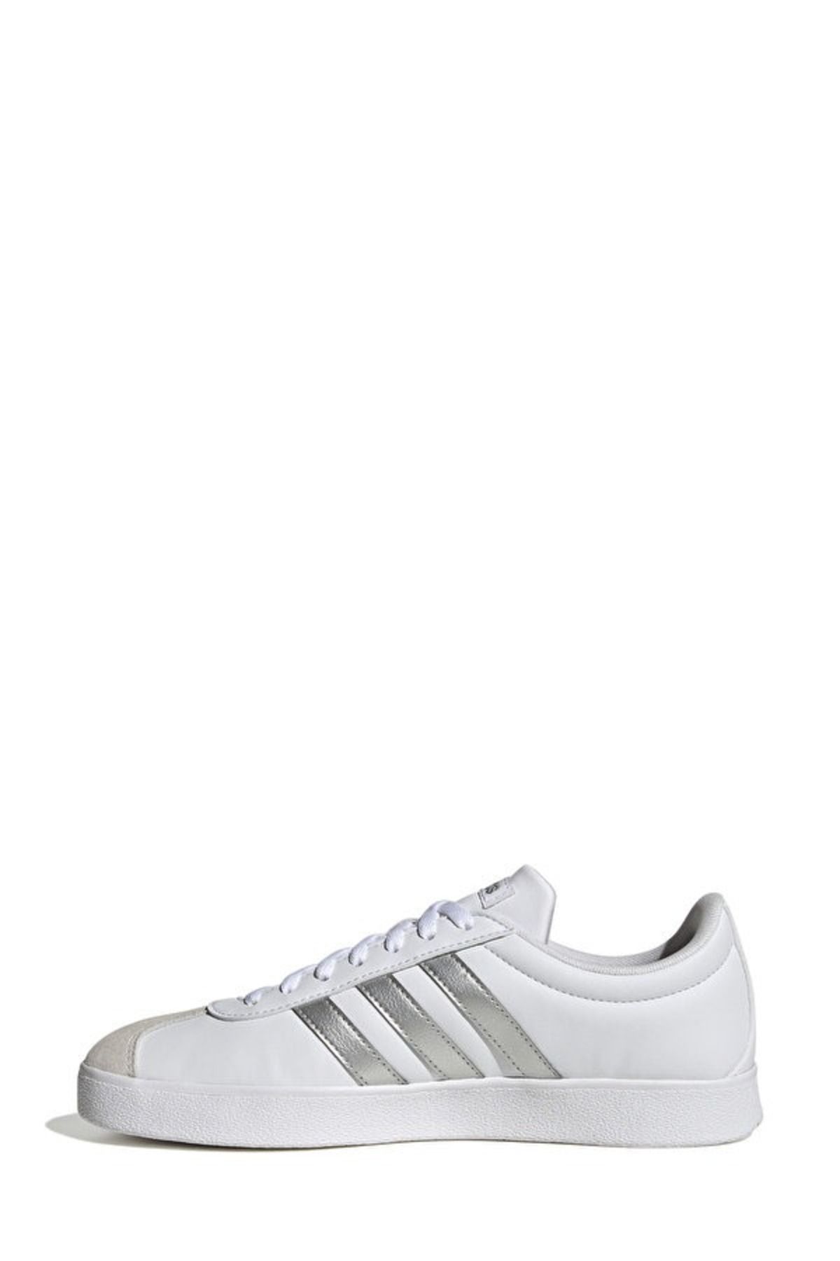 اسنیکر سفید زنانه VL BASE کفش ورزشیS ID3716 FTWWHT SILVMT GREON adidas