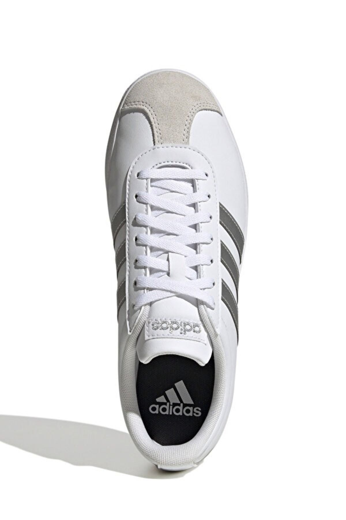 اسنیکر سفید زنانه VL BASE کفش ورزشیS ID3716 FTWWHT SILVMT GREON adidas