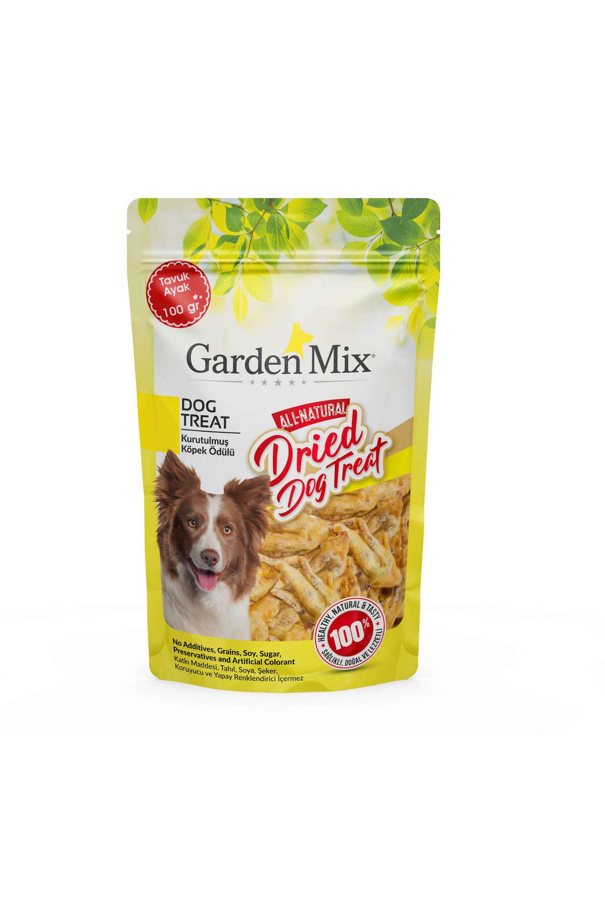 Gardenmix GARDEN MIX KURUTULMUŞ TAVUK AYAK 100 GR X 2 ADET GLSTD