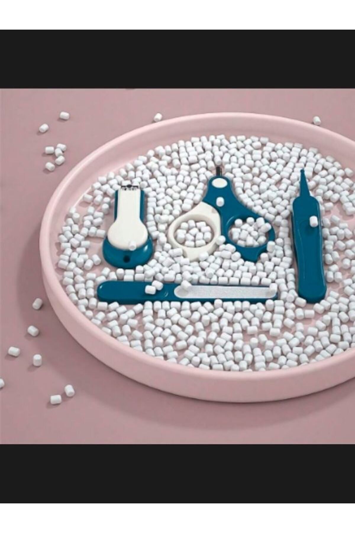 DEDE Bebek Çocuk Tırnak Makası Seti Bakım Seti Bebek Törpü Seti bebek burun kulak temizleme cımbız fotoğrafı 4 (önizleme)