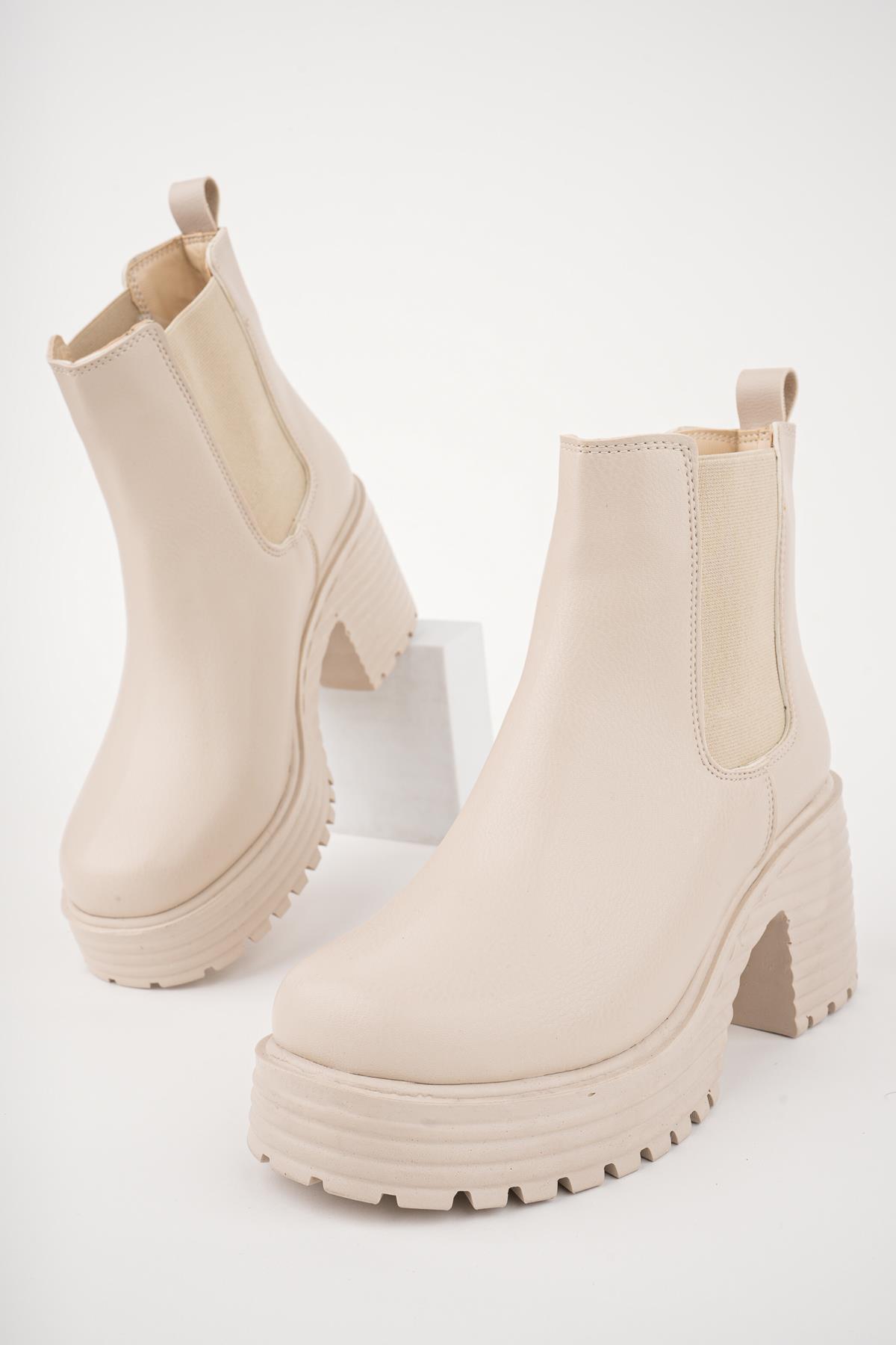 MUGGO-Macha-Damenstiefel mit garantiert dicker Sohle und Plateauabsatz 5