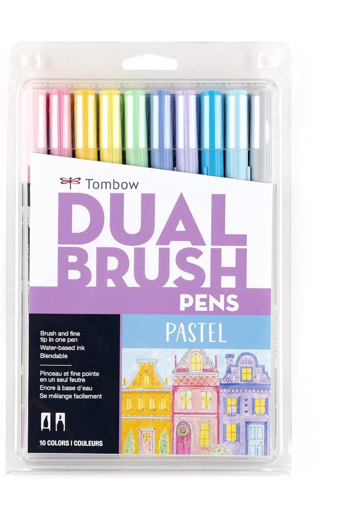 Cetking-Dual Brush Pen Set - Pastel Tones Ctkg 878477 1