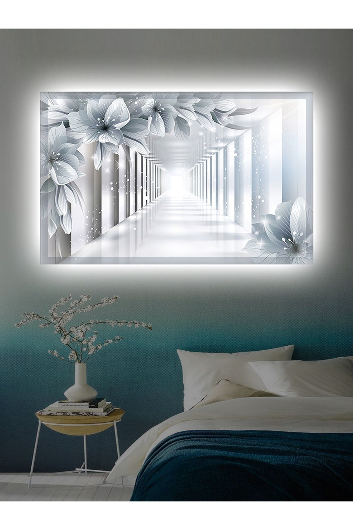 bluvex Led Işıklı 3d Dekoratif Hediyelik Kanvas Tablo