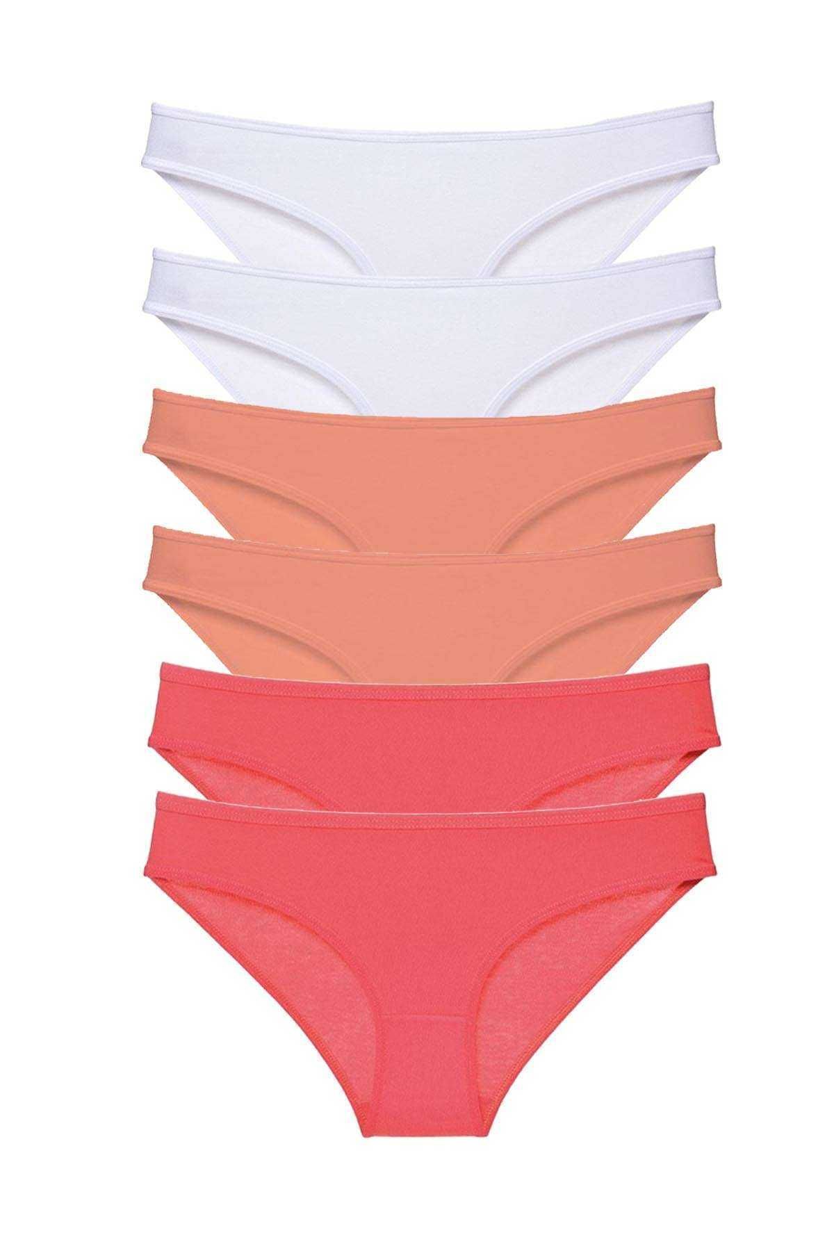 Royaleks 6 adet Süper Eko Set Likralı Kadın Slip Külot 551