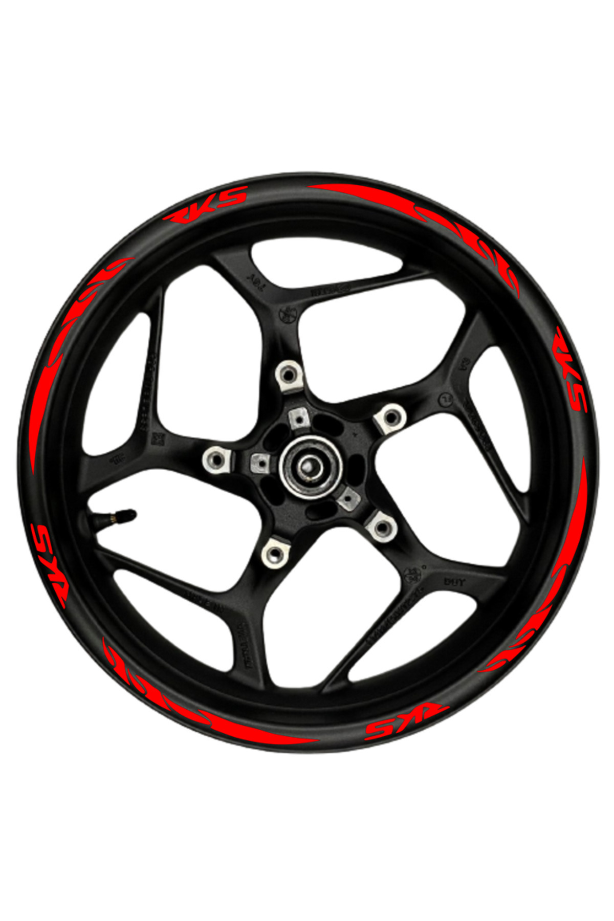 BİLGİMOLA RKS kırmızı yazılı kırmızı pençe şeritli