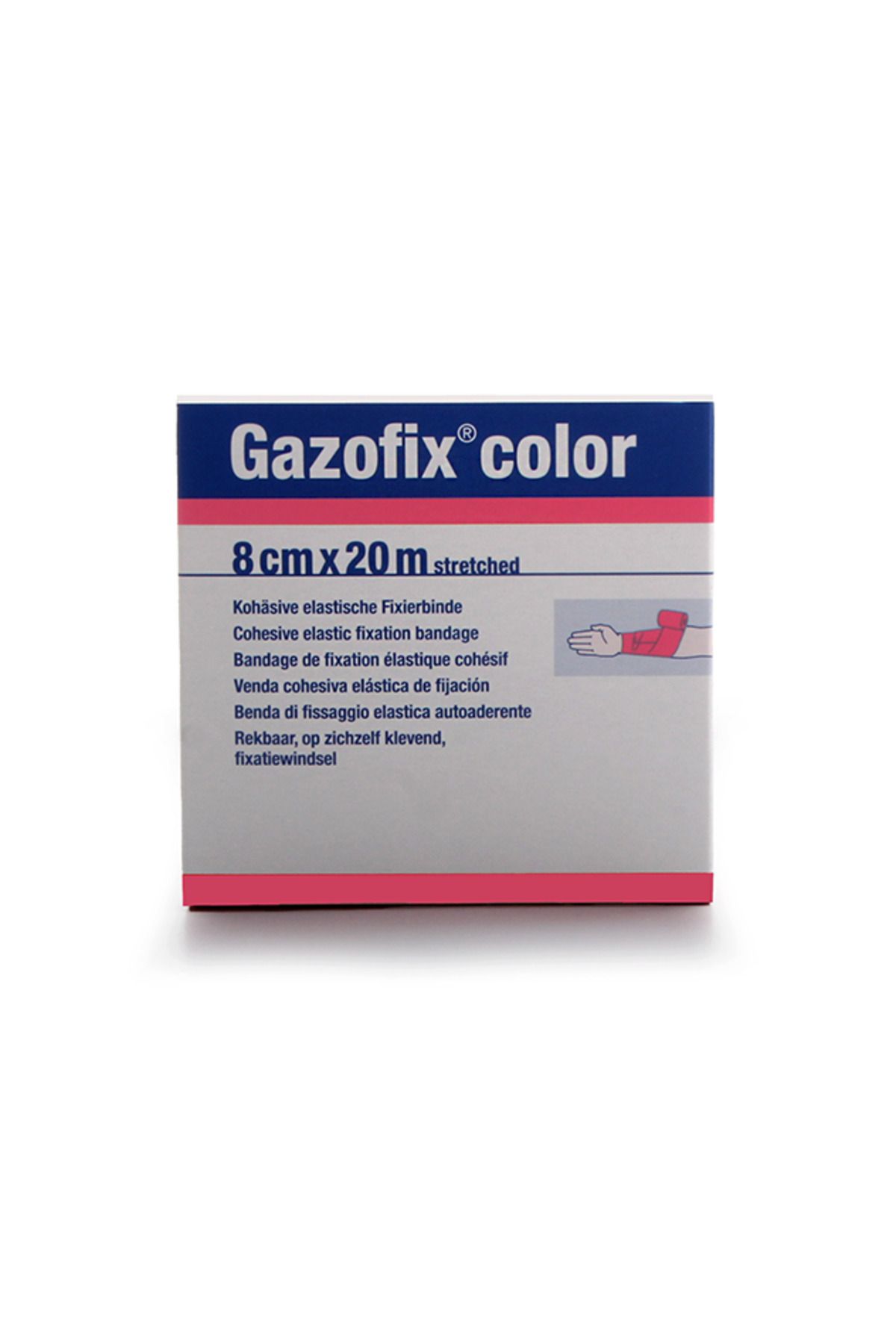 باند بوکس GAZOFIX رنگ LF 8CM X 20M صورتی BSN