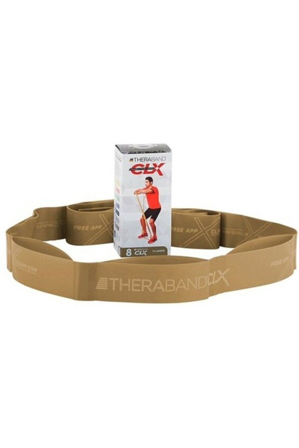 THERABAND-® Clx 11 Loops Individual-gold / Max 1