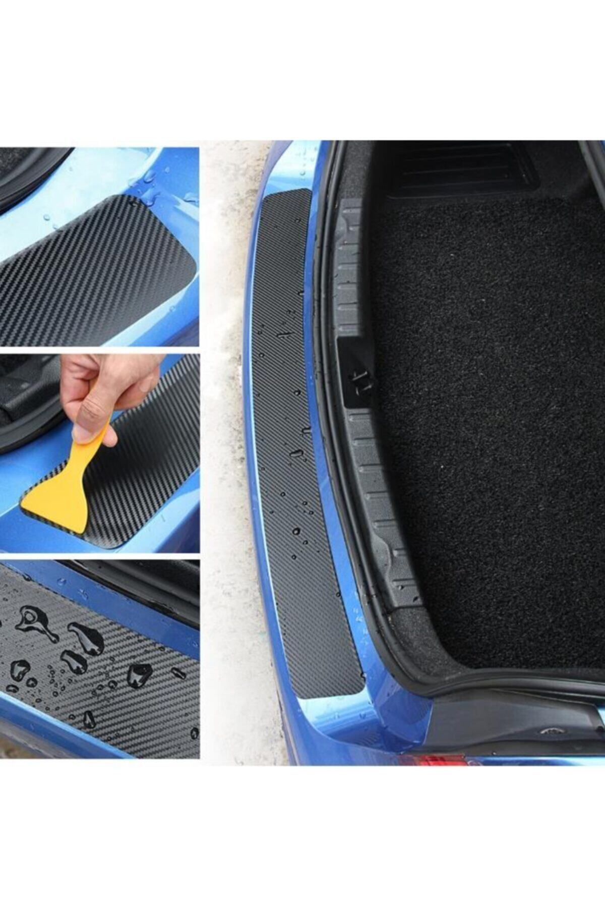 FİXFLEX-Custom New Compatible Accessory Trunk and Door Sill Set Carbon for Peugeot 306 4