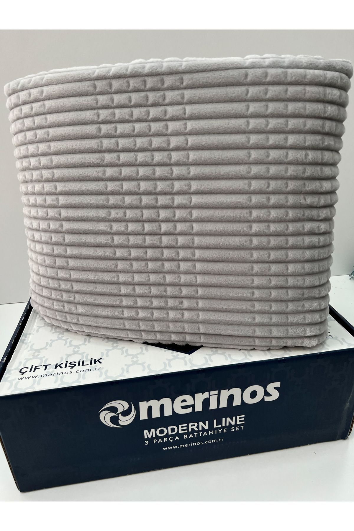 Merinos Modern Line 2 Parça Tek Kişilik Battaniye Seti