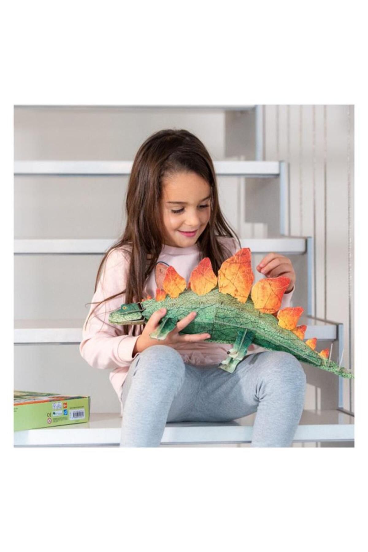Sassi Junior-Sassi 3D Stegosaurus - Book and 3D Model 6