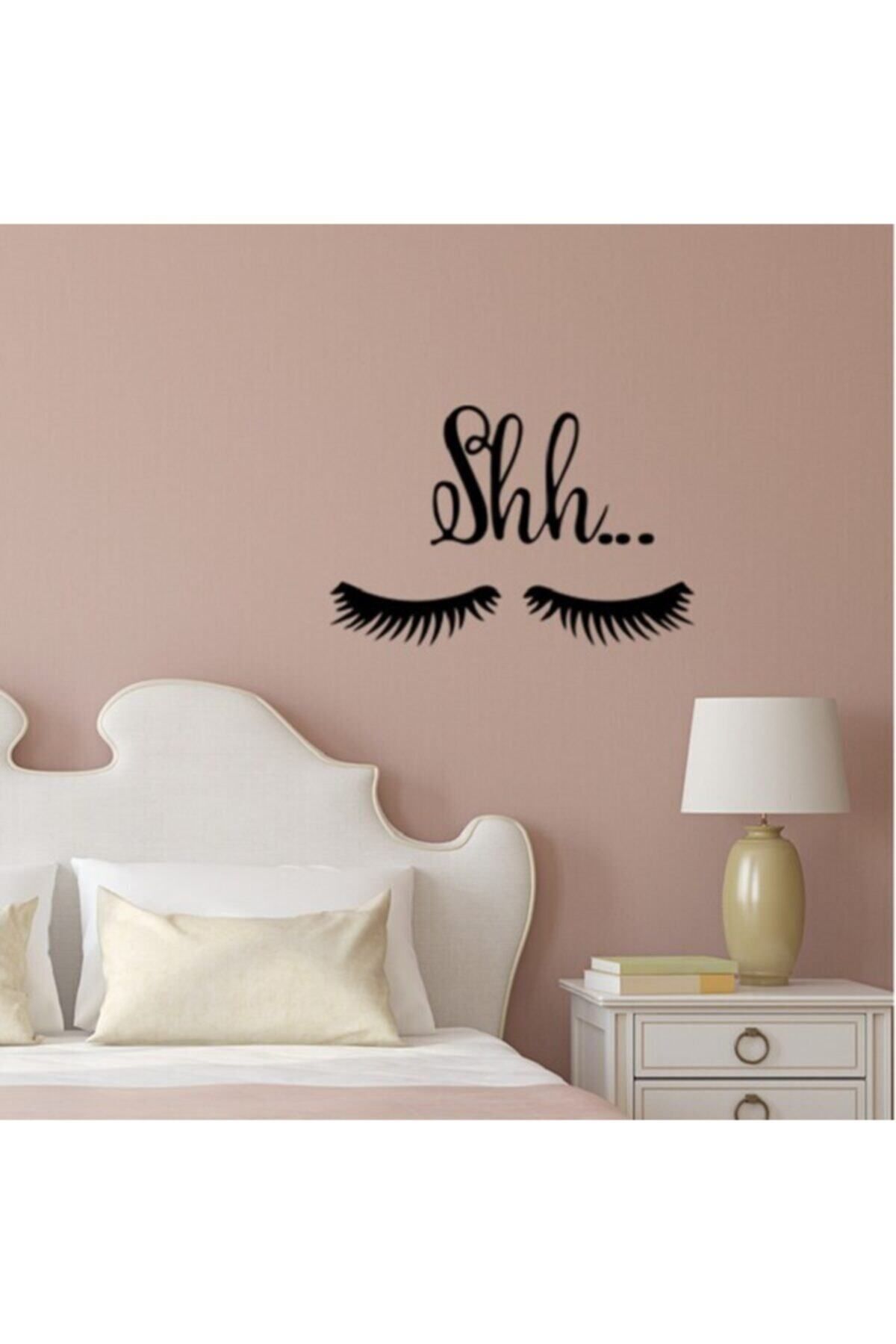 MLH STORE Yaratıcı Kirpikler Modern Duvar Sticker Oturma Odası Yatak Odası
