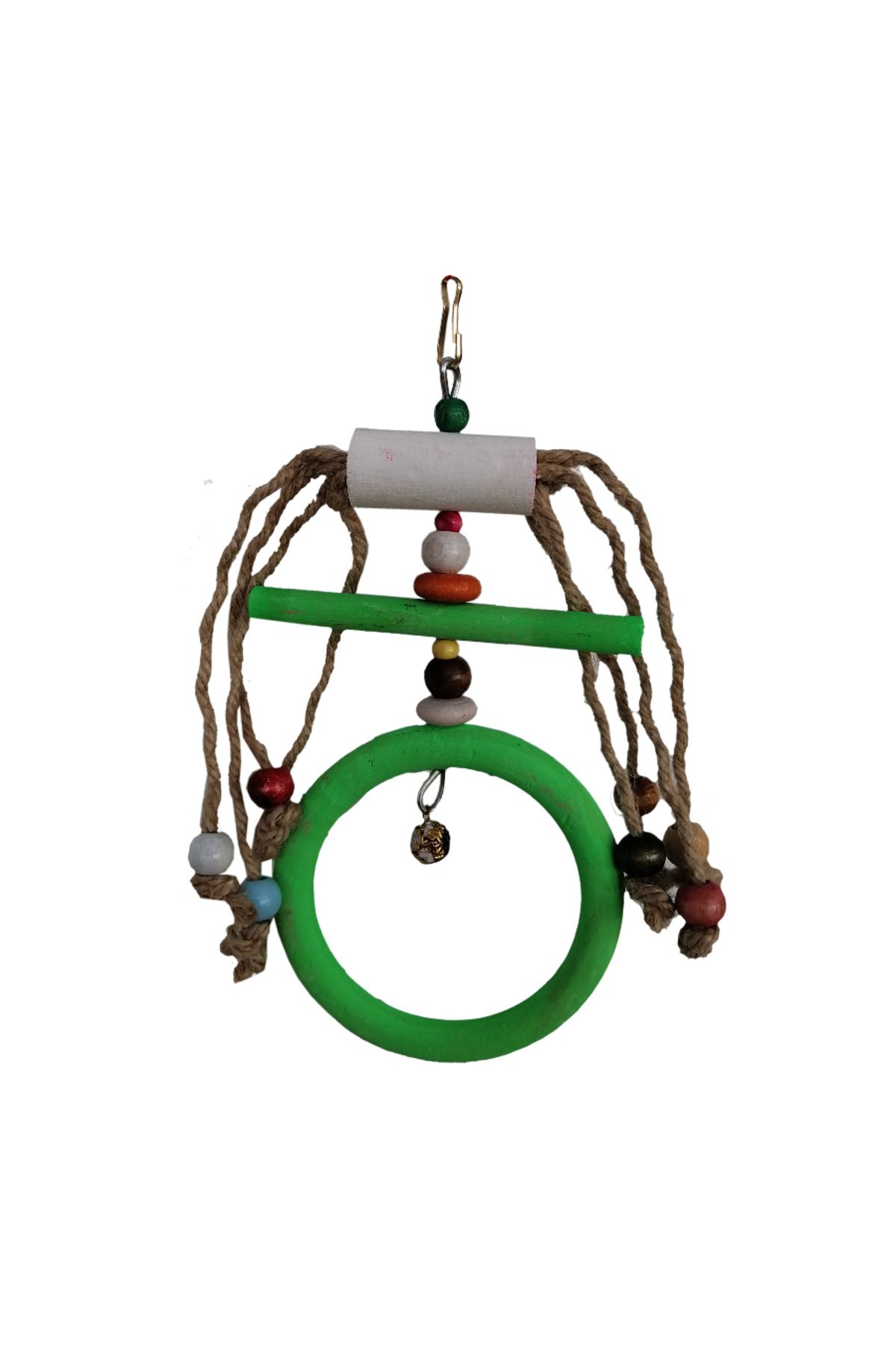 OEM Halkalı İpli Boncuklu Kuş Oyuncağı 10 / 20 cm