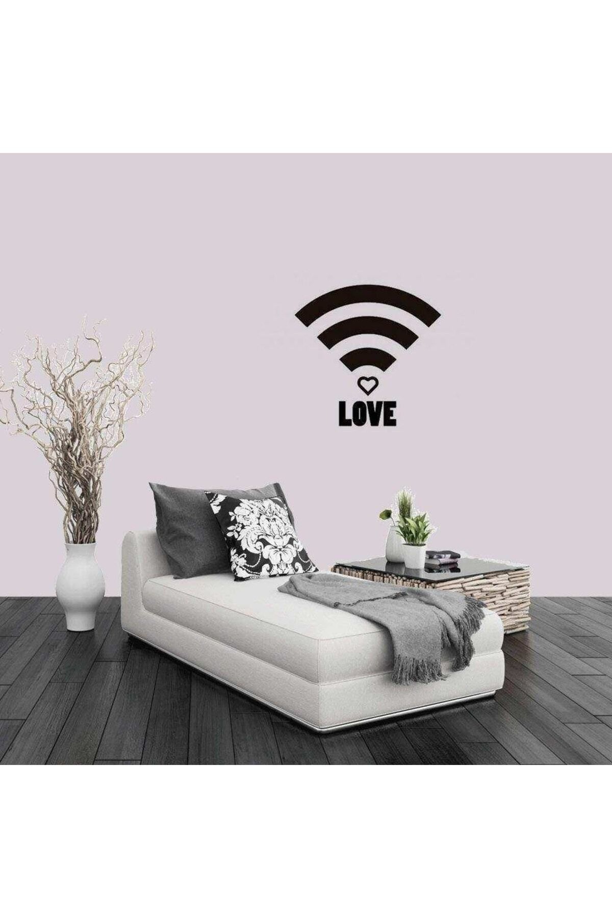 MLH STORE Love Wifi Full Dekoratif Duvar Sticker, Çıkartma, Etiket
