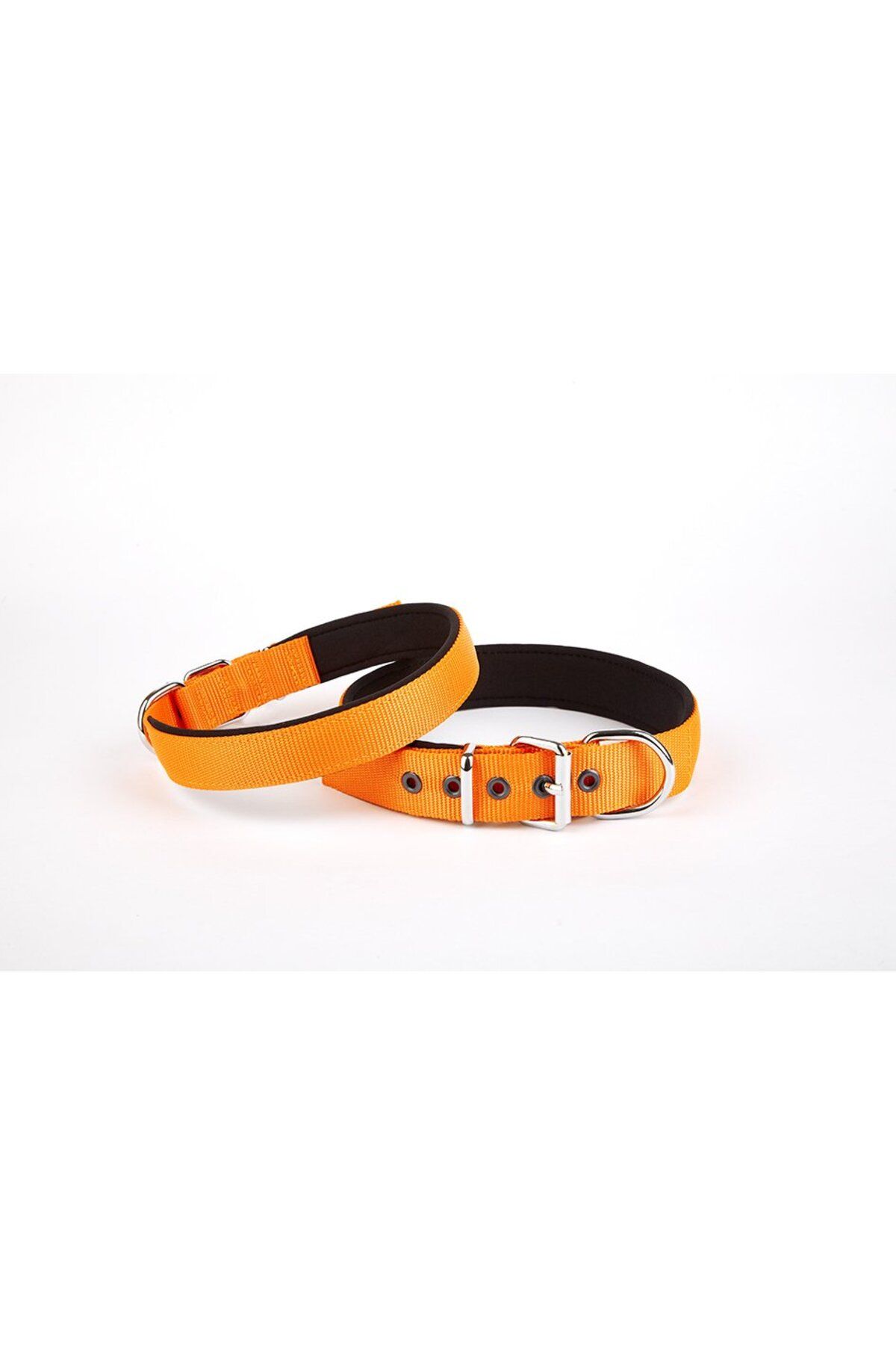 OEM Softlu Köpek Boyun Tasması 3 cm x 55 cm Turuncu