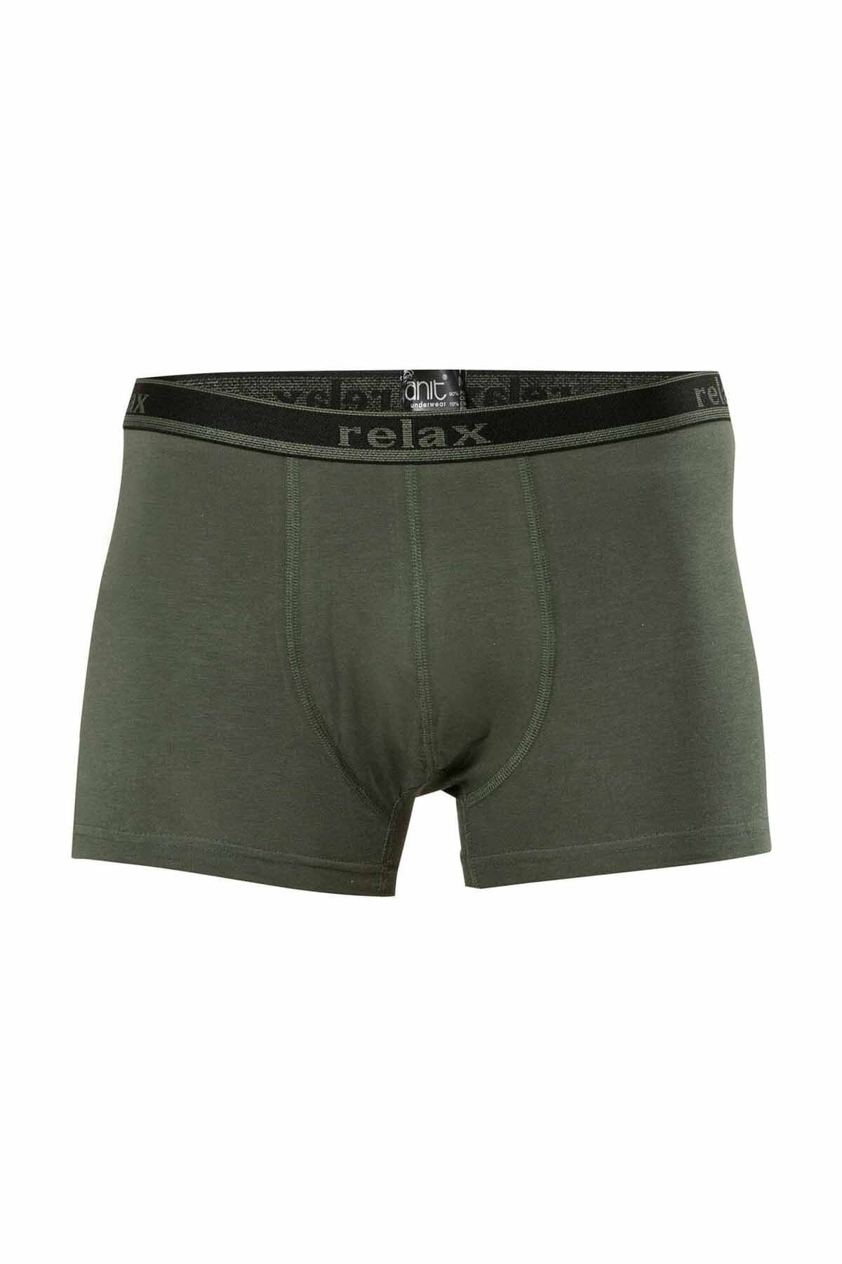 Pink Stil Relax Pamuklu Esnek Erkek Boxer Haki - 1268A Pink Stil