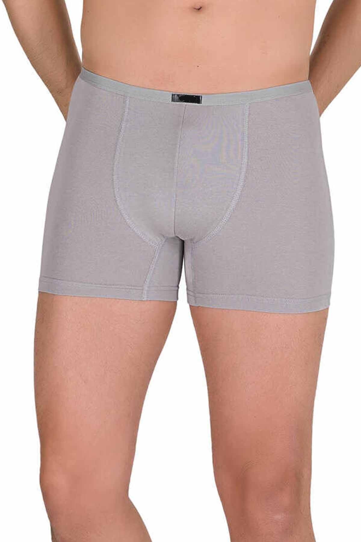 DELİORMAN Erkek Modal Boxer Short Gri 4488B