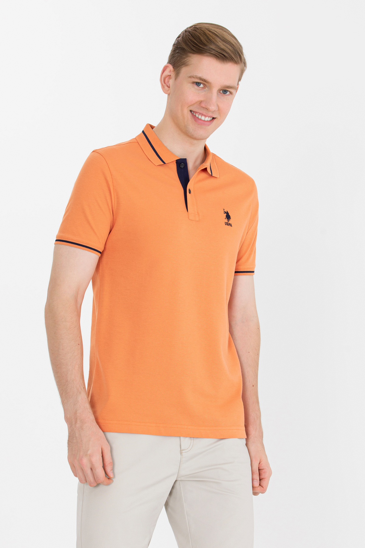 پولوشرت مردانه یقه پلو | یو اس پولو U.S. Polo Assn. 774835 TR - تصویر 3