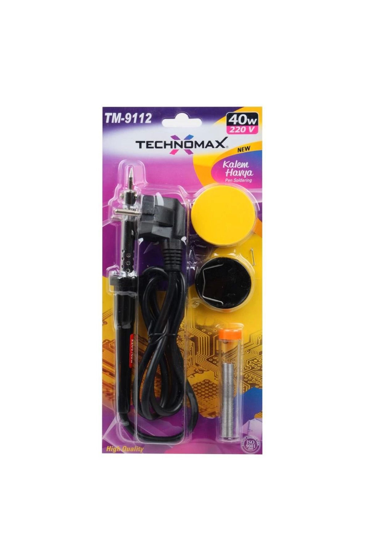 YNT İthalat 40w Tm-9112 Kalem Havya Tam Set