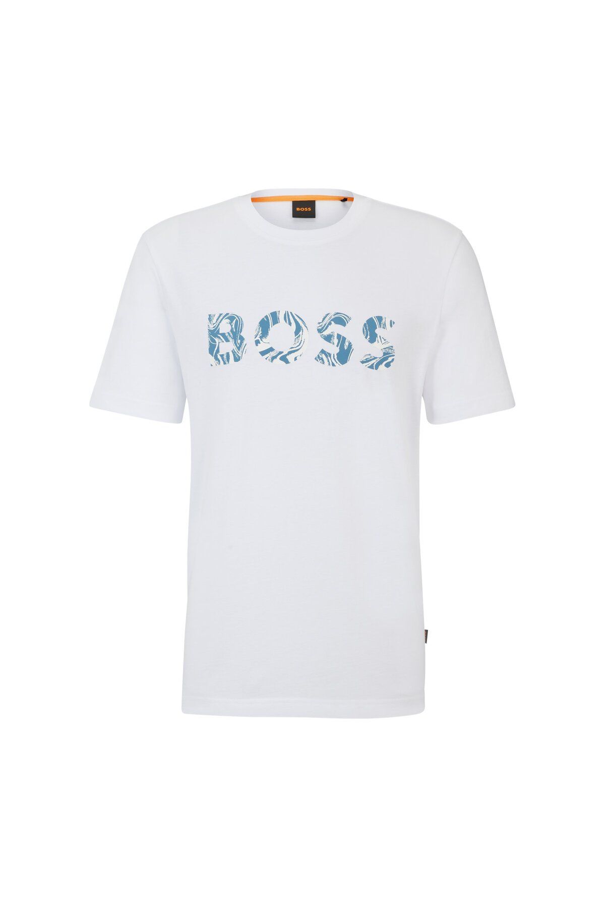 تی شرت مردانه پنبه طرح دار آرم T SHIRT BOSS