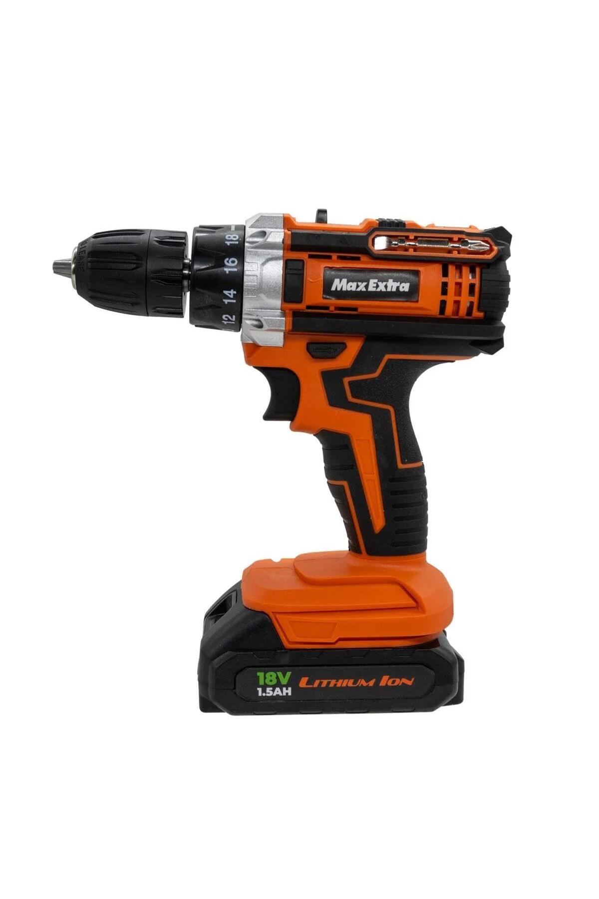Max Extra Mx1815 Çift Akülü Matkap Vidalama 18v 1.5ah - Fiyatı