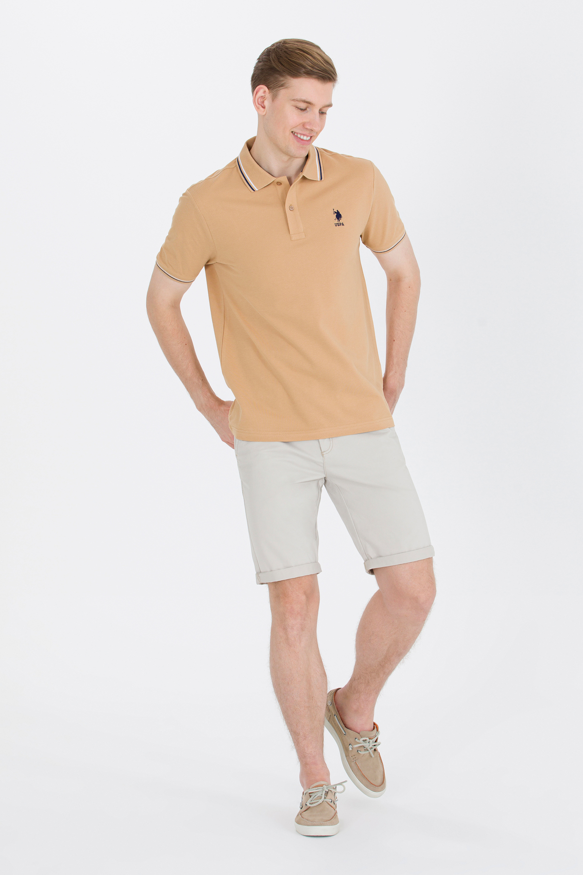 پولوشرت مردانه یقه پلو | یو اس پولو U.S. Polo Assn. 822274 TR - تصویر 4