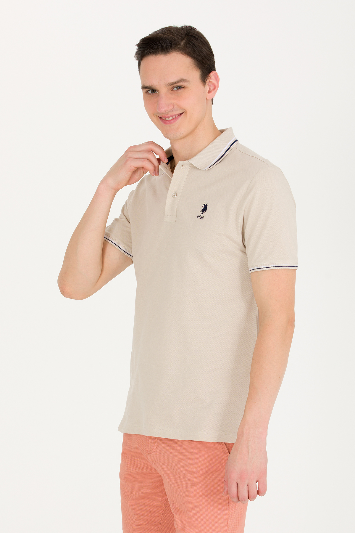 پولوشرت مردانه یقه پلو | یو اس پولو U.S. Polo Assn. 822274 TR - تصویر 4