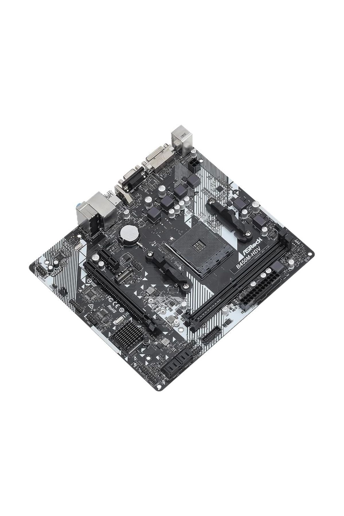 ASROCK-اللوحة الأم B450m-hdv R4.0 Matx Am4 - M.2 3