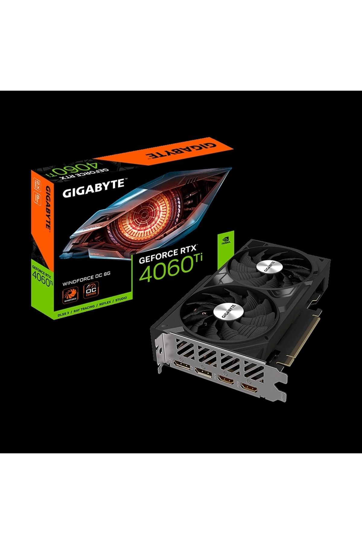 Gigabyte Gv-n406twf2oc-8gd Rtx4060ti 8gb Gddr6 Hdmı Dp 128bit