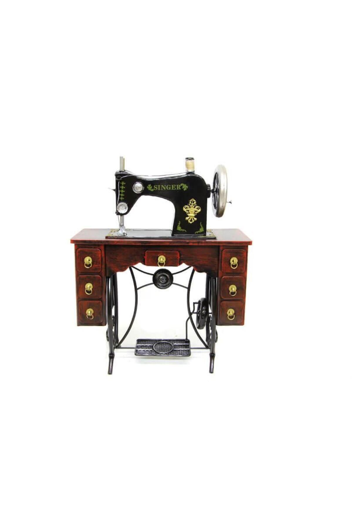 SANSERA Dekoratif Metal Dikiş Makinesi Vintage Ev Ofis Hediyelik