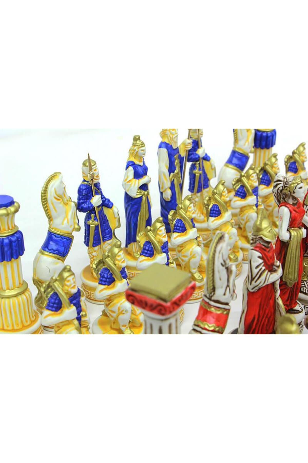 Patriamar-Oversized Polyester Sparta Persian Chess Set 2