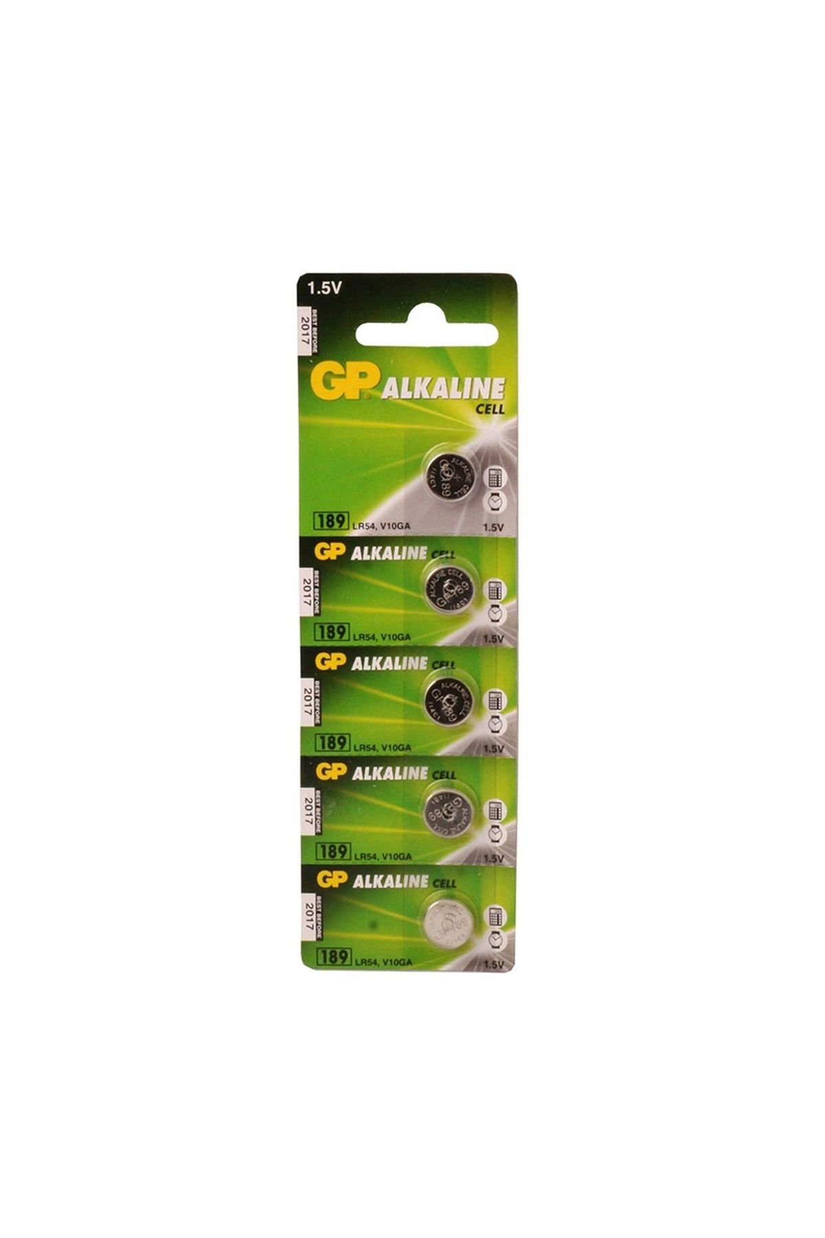 GP Batteries Gp Gp189-c5 Lr54 (LR1130)alkalin Düğme Pil 5'li Paket