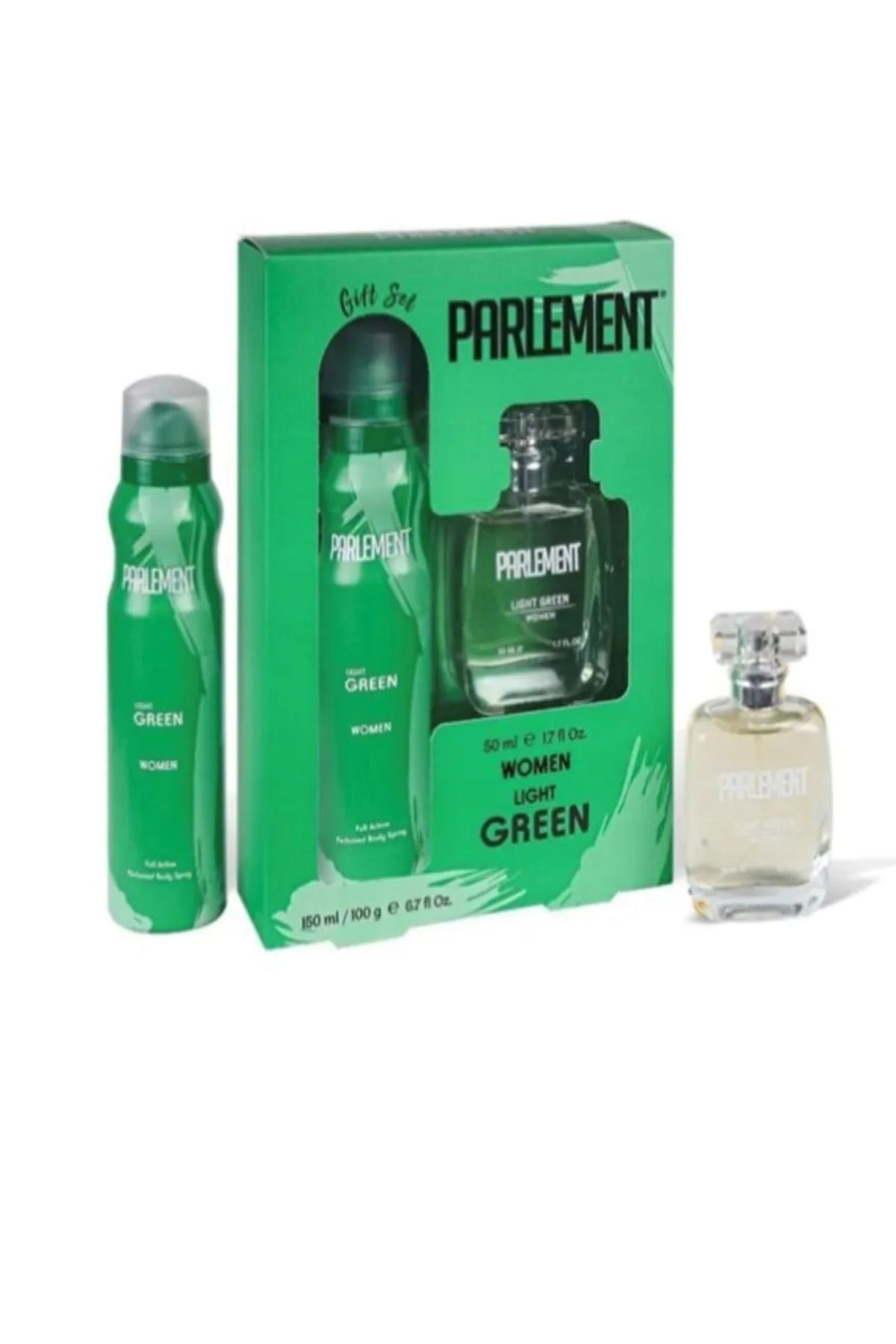 MCEM STORE Parlement 50 Ml Light Green Kadın Parfüm + 150 Ml Deodorant Seti