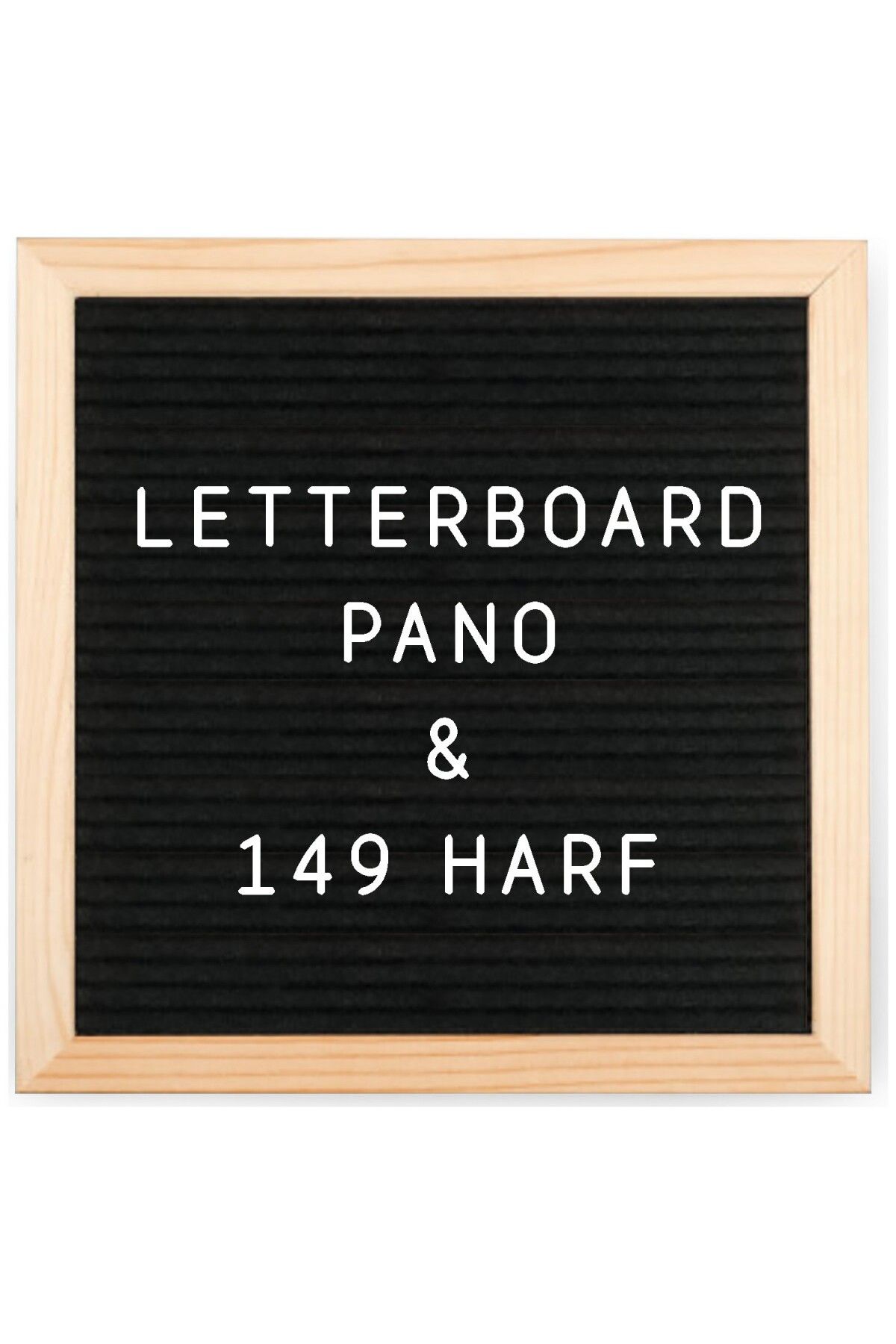 Petrix Harfli Ahşap Yazı Panosu Letter Board