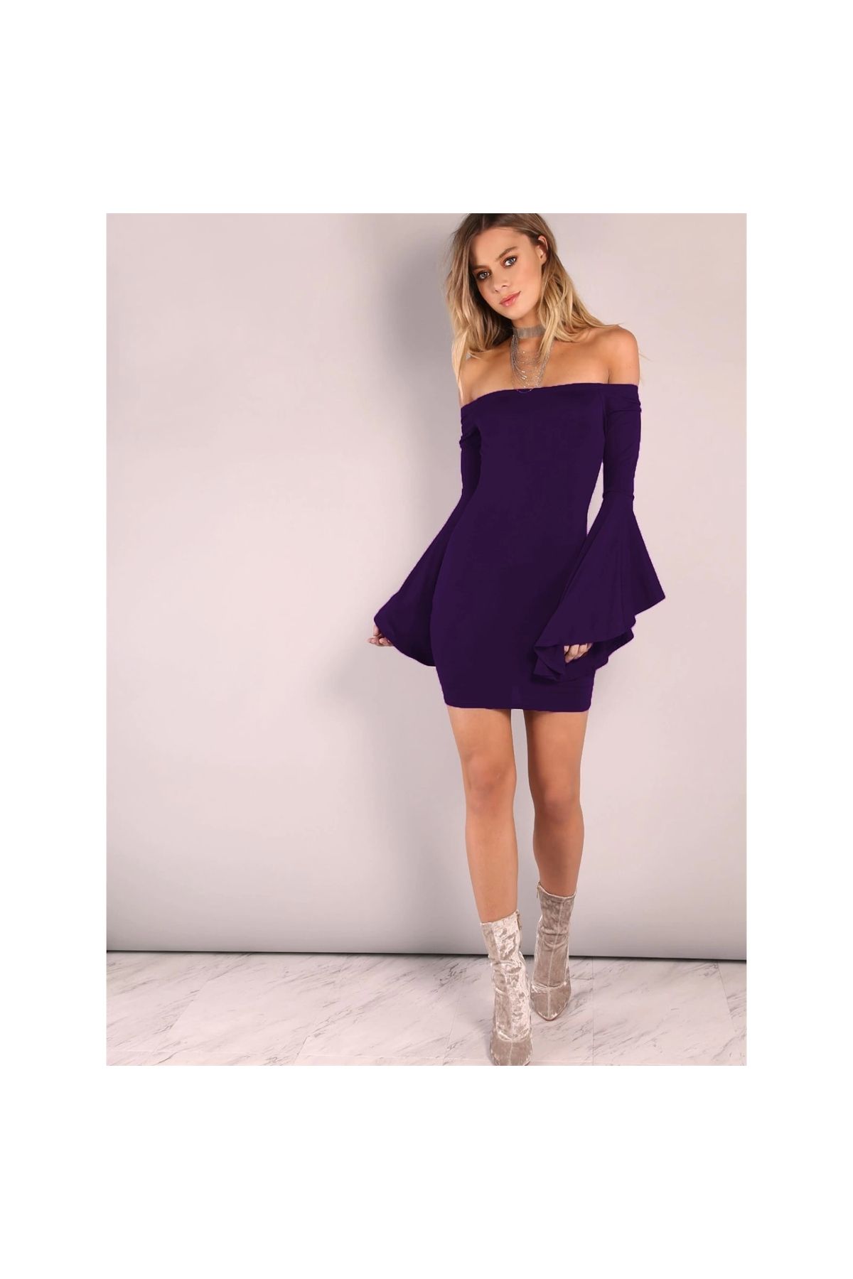 xpetrana-- Tp 101320   Spanish Sleeve Strapless Dress 5