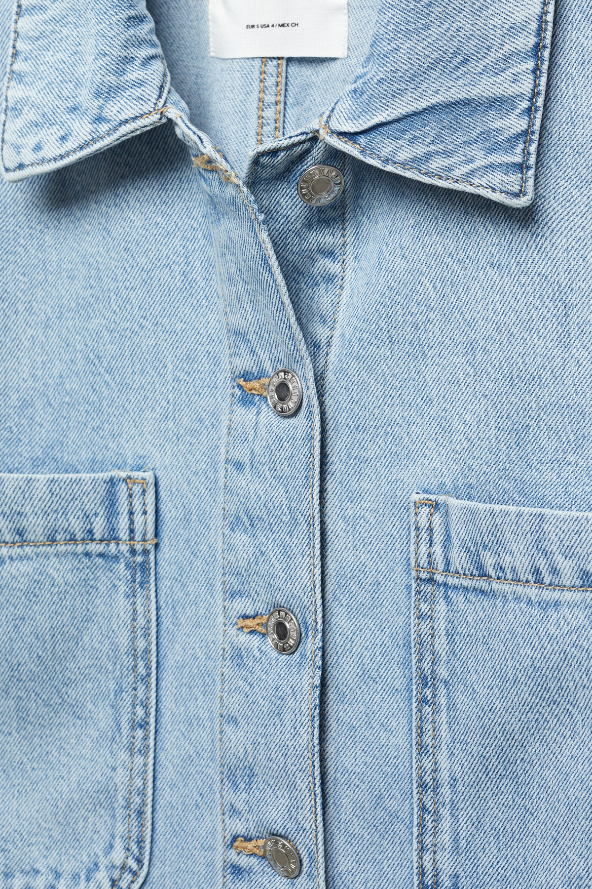 MANGO-Cămașă cu pantaloni din denim 8