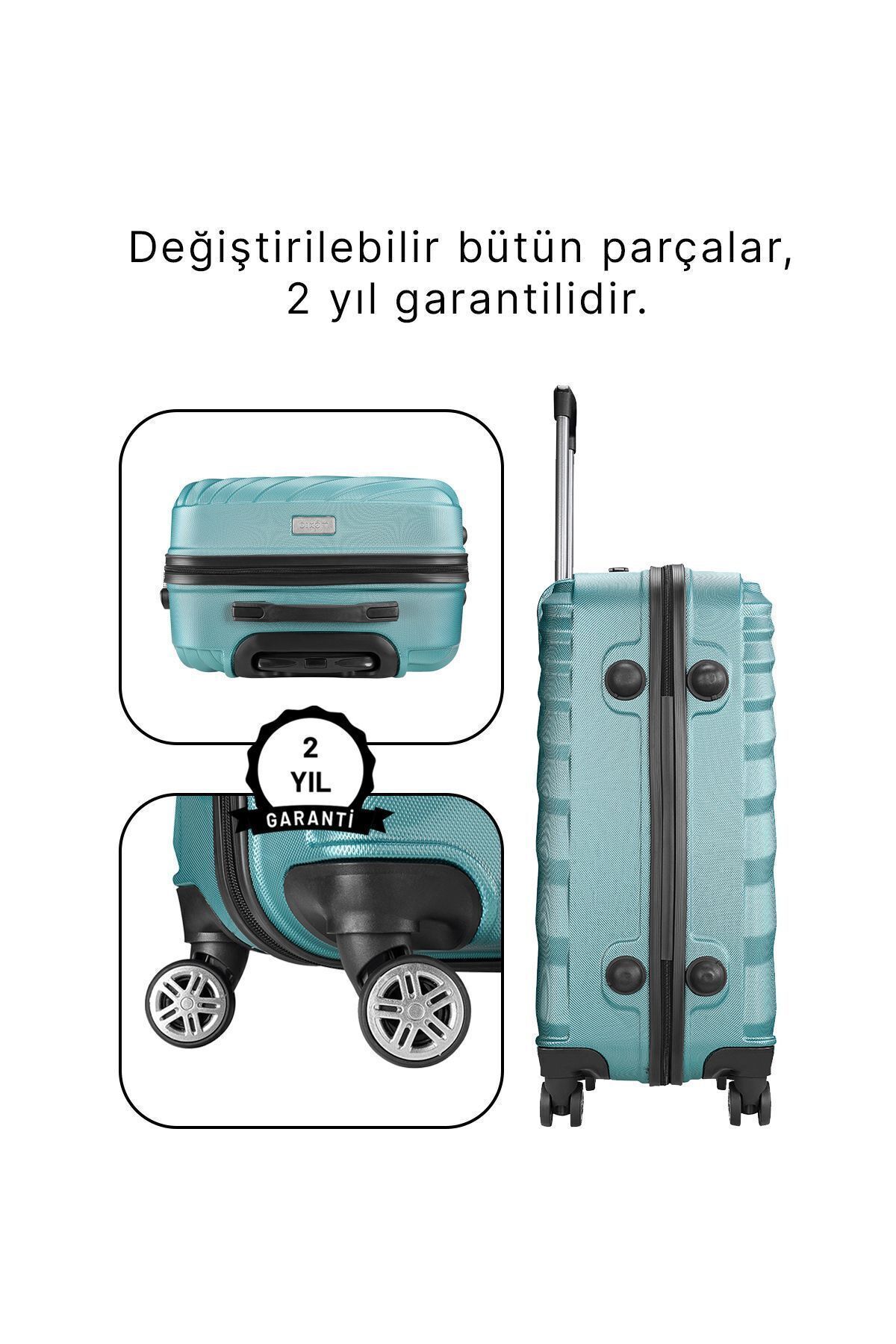 Wx-300 Mint Yeşili Orta Boy Valiz