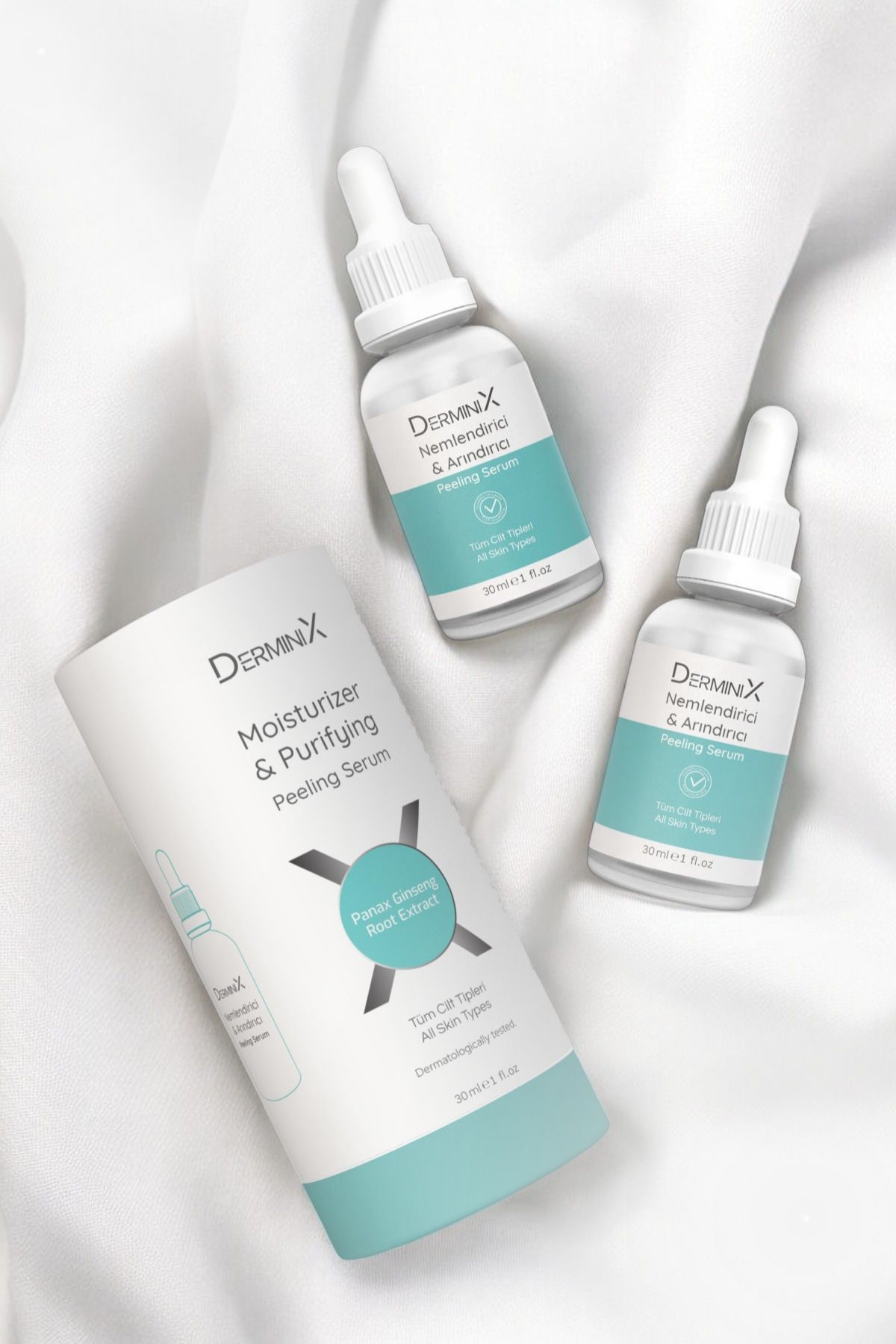 Derminix-Moisturizing and Purifying Peeling Serum 5