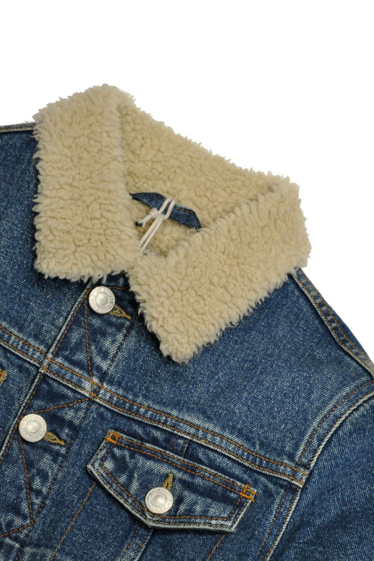 Jasper 2 Boy Jean Jacket Mid Blue Lee Cooper