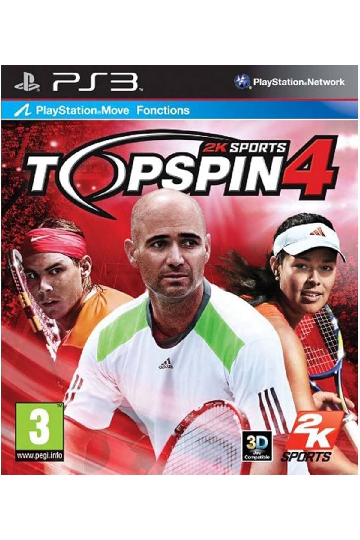 SEGA Top Spin 4 PS3 Oyun - Sıfır - Orijinal - Jelatinli