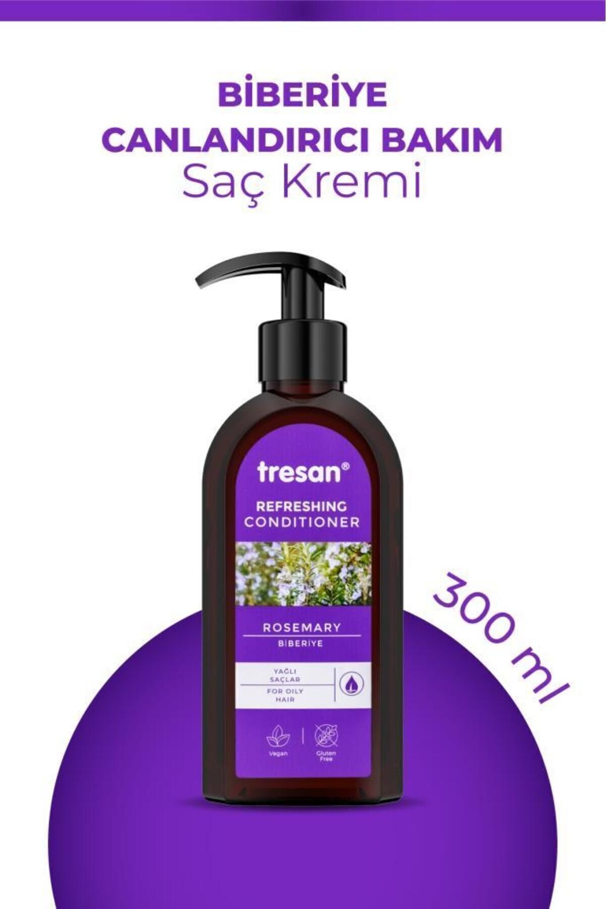 نرم کننده احیا کننده رزماری بدون سولفات 300 میلی لیتر Tresan