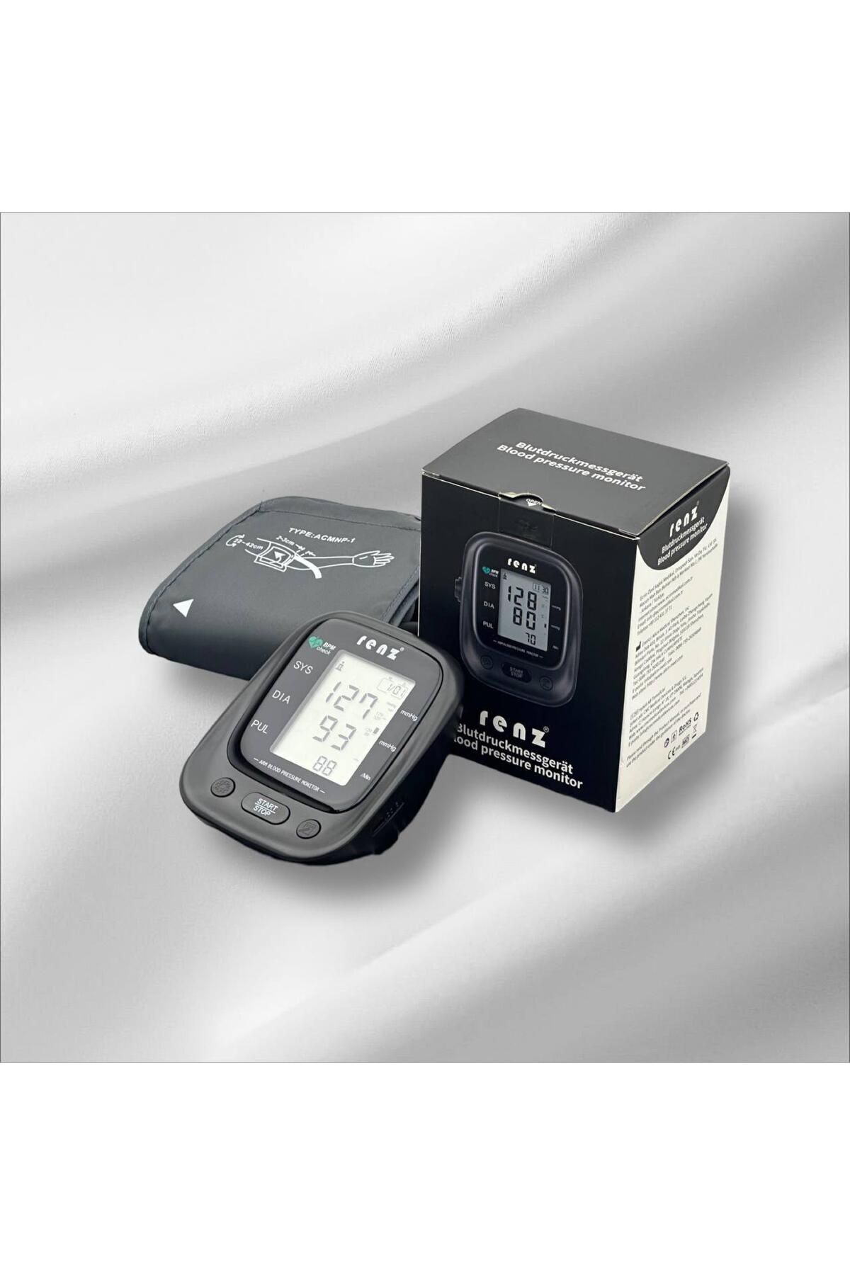 Renz Koldan Ölçer Konuşan Tansiyon Aleti Black