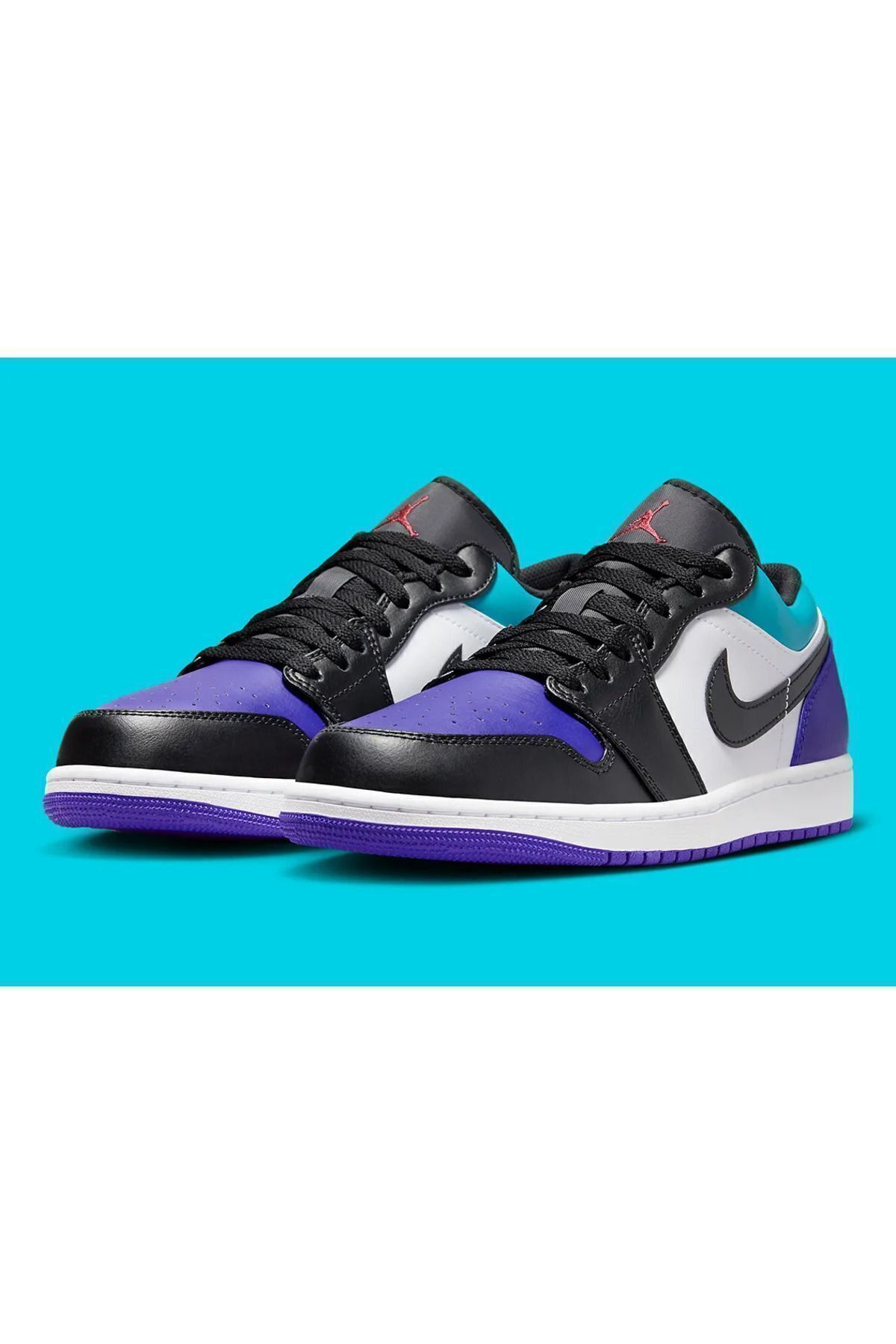 Nike Air Jordan 1 Low Black Purple Aqua Fiyat Yorumlar Trendyol