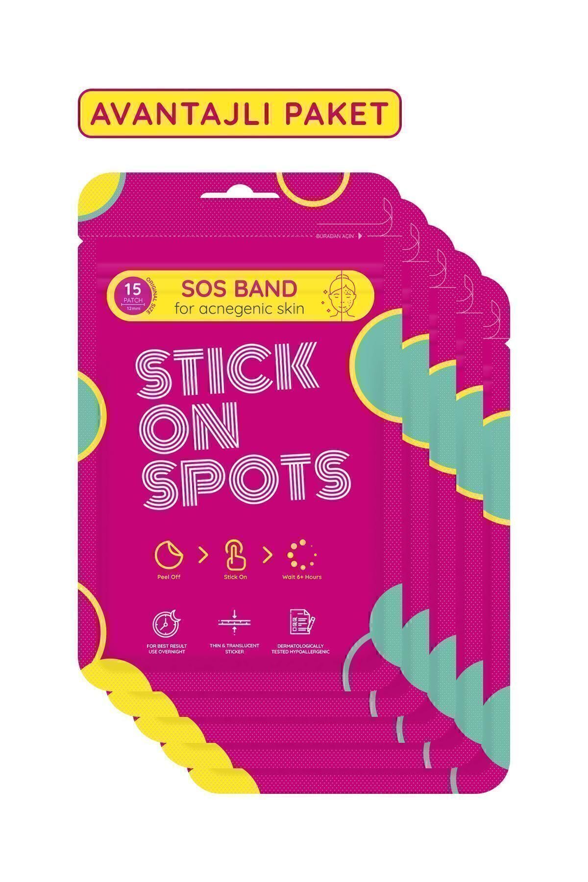 Sos Band - 15 Pieces Acne Bands X5 Stick On Spots