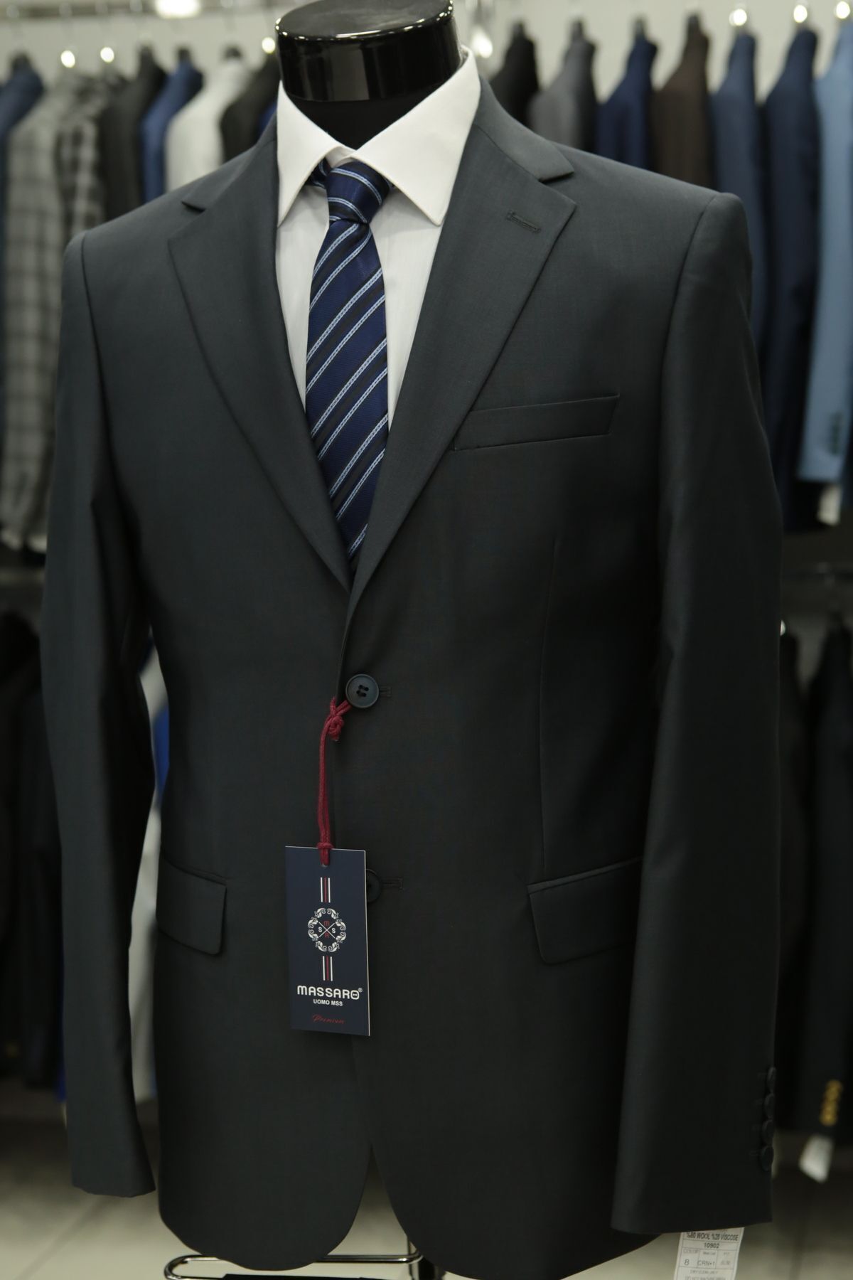 ENRICO MASAROTTI  BATTAL BÜYÜK BEDEN TAKIM ELBİSE - Görsel 2