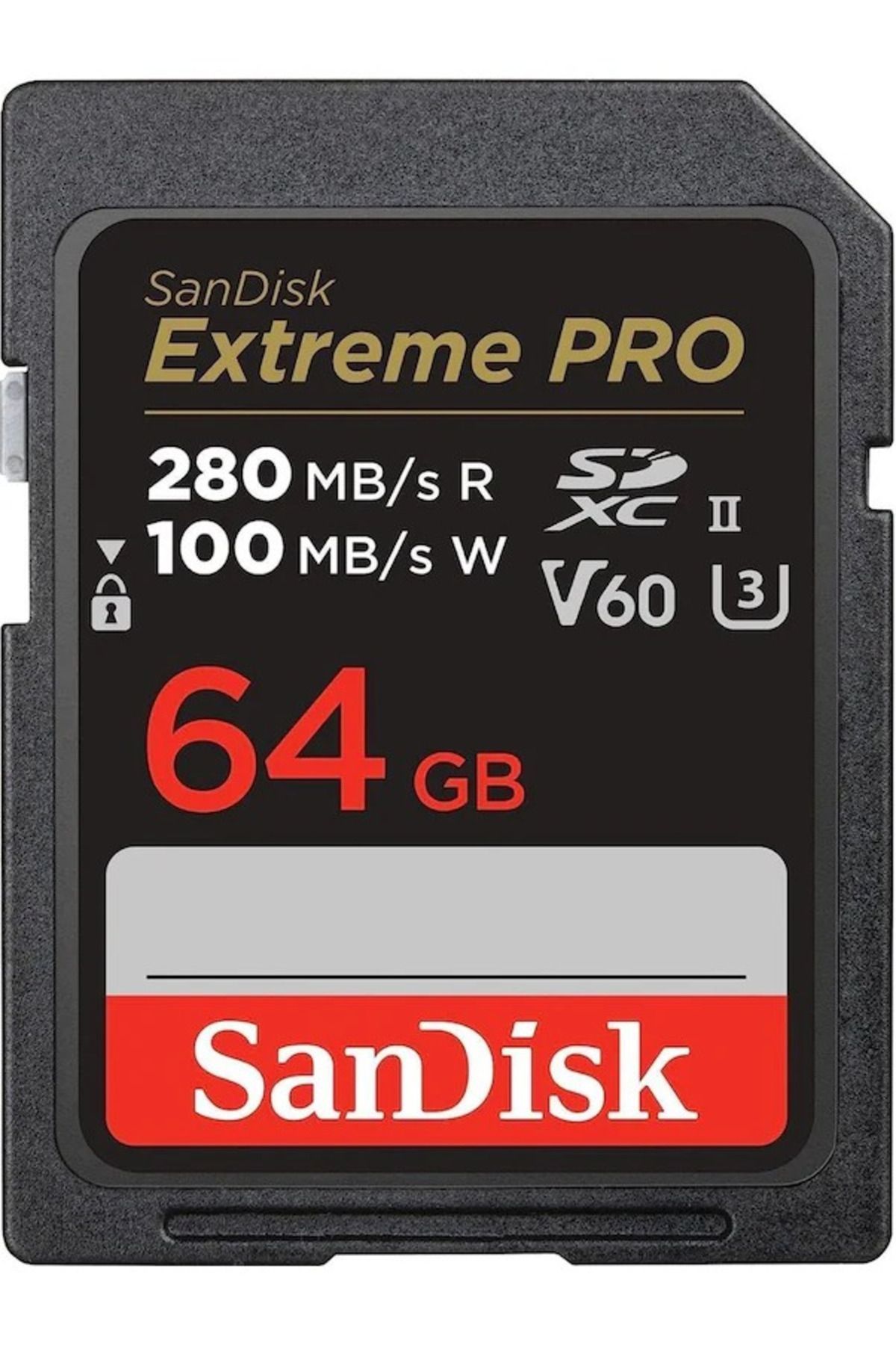 Extreme PRO 64GB SDSDXEP-064G-GN4IN 280MB/s UHS-II SDXC 6K-4K UHD Hafıza Kartı