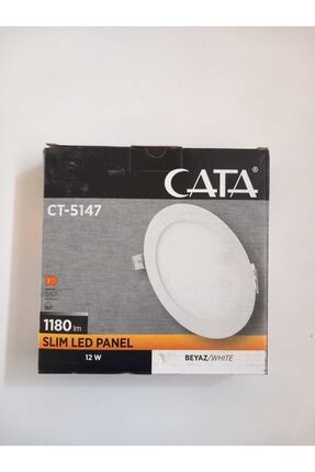 Cata Ct-5147 - Slım Led Panel - 12w - Beyaz Işık