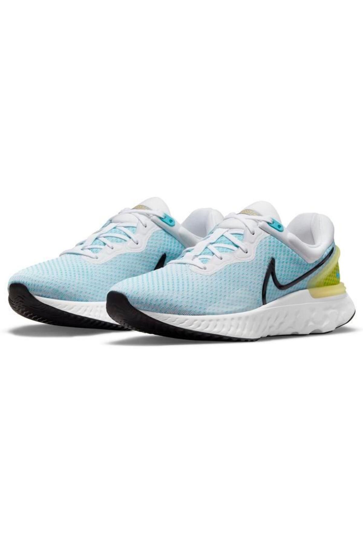 کفش پیاده روی سفید مردانه كفش كتانى پياده روى مدل react miler 3 Nike