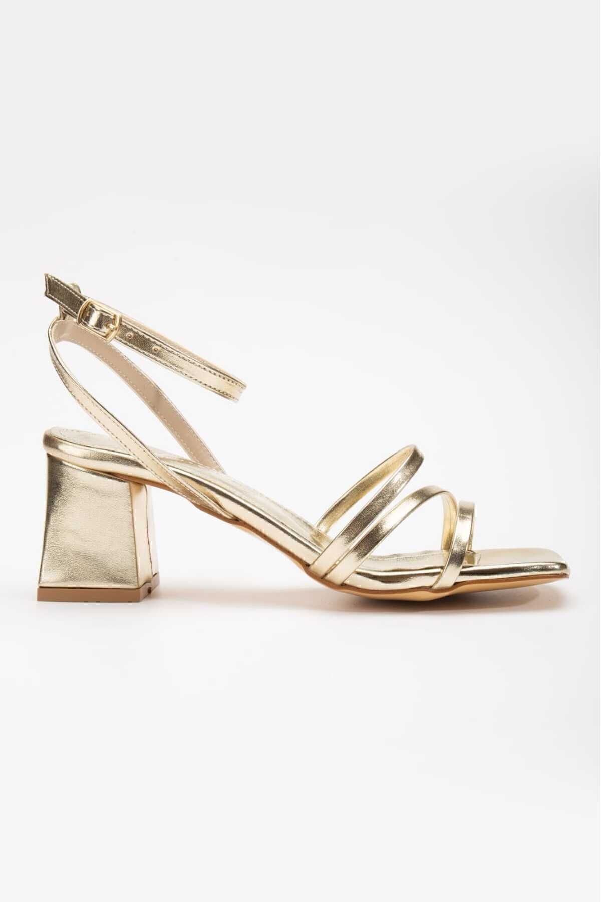 Fintas  Topuklu Bantlı Kadın Sandalet - Görsel 3