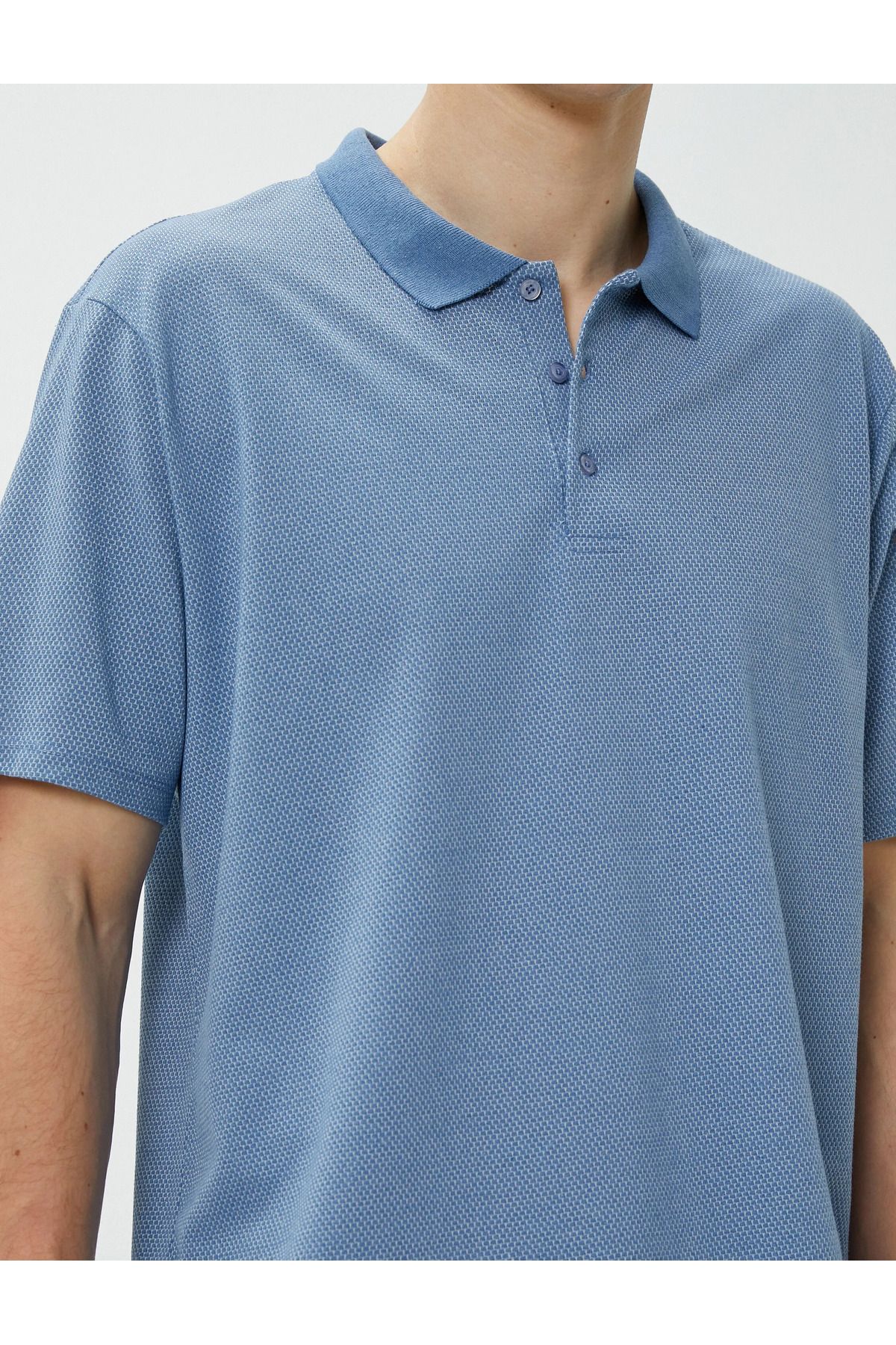 تیشرت مردانه آبی کوتون | SS0000000032116 اورجینال - تصویر 5