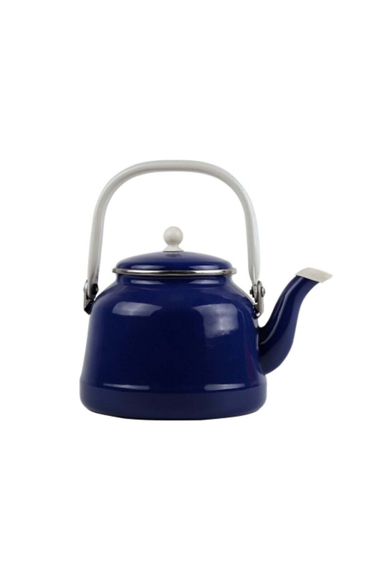 Zarif İnci-Enamel Teapot 3.5 Lt with Top Handle Dark Blue 4